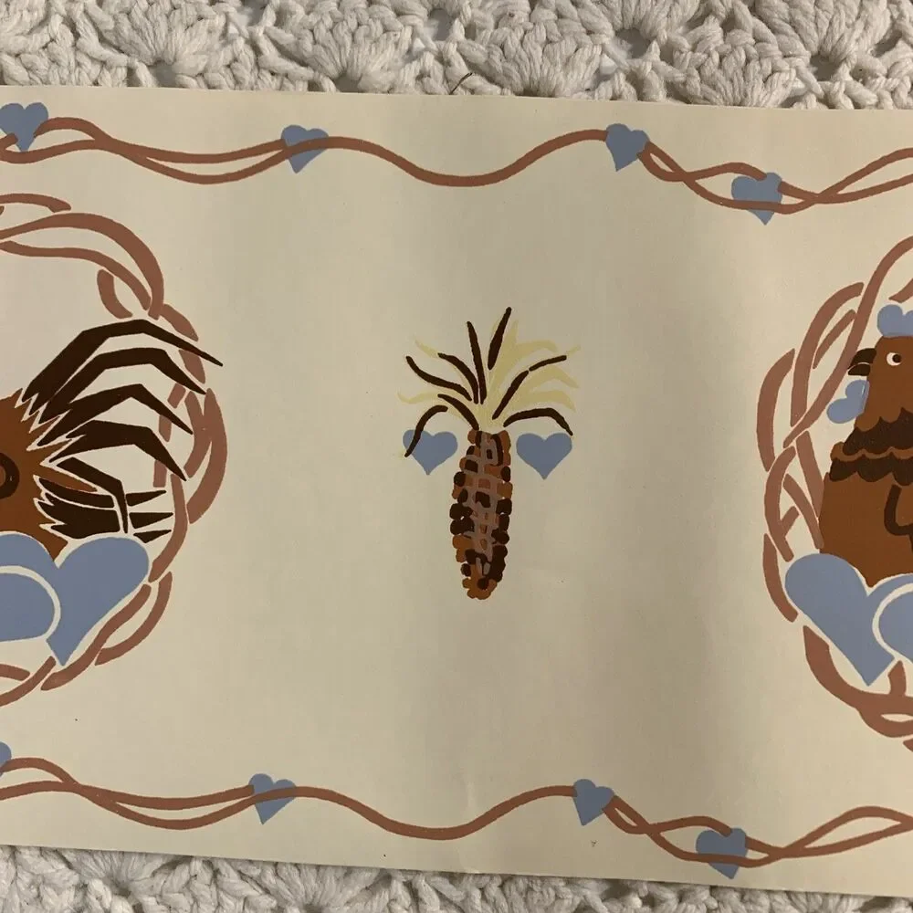 Vintage Hens Decorative WALL BORDER Pre-Pasted 8 X Rolls Farmhouse Country